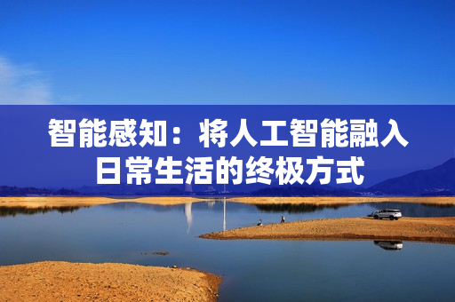 智能感知：將人工智能融入日常生活的終極方式