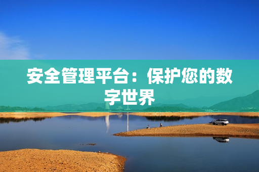 安全管理平臺：保護您的數字世界