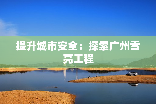 提升城市安全：探索廣州雪亮工程