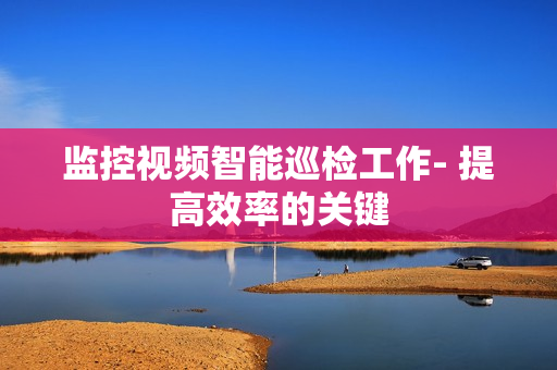 監控視頻智能巡檢工作- 提高效率的關鍵