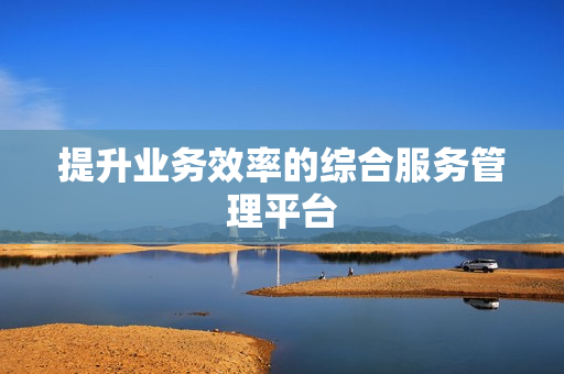 提升業務效率的綜合服務管理平臺