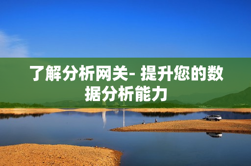 了解分析網關- 提升您的數據分析能力