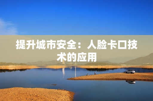 提升城市安全：人臉卡口技術的應用
