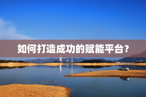 如何打造成功的賦能平臺？