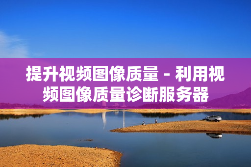 提升視頻圖像質量 - 利用視頻圖像質量診斷服務器