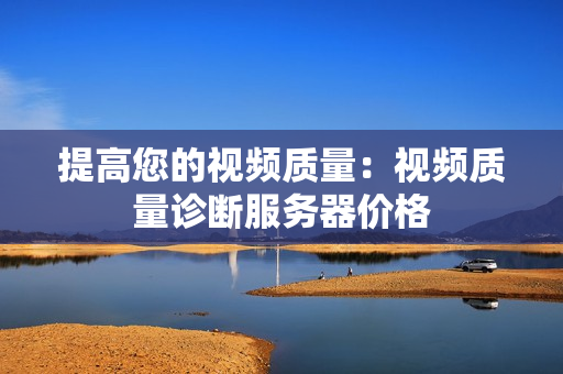 提高您的視頻質量：視頻質量診斷服務器價格