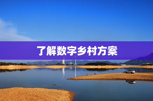 了解數(shù)字鄉(xiāng)村方案